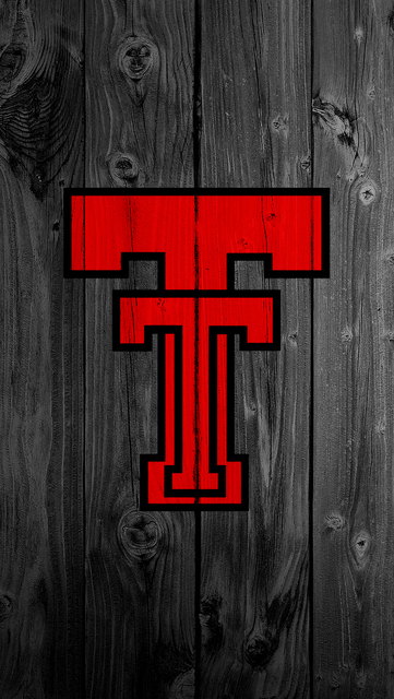 Texas Tech Black iPhone Wood Wallpaper Photo Album By