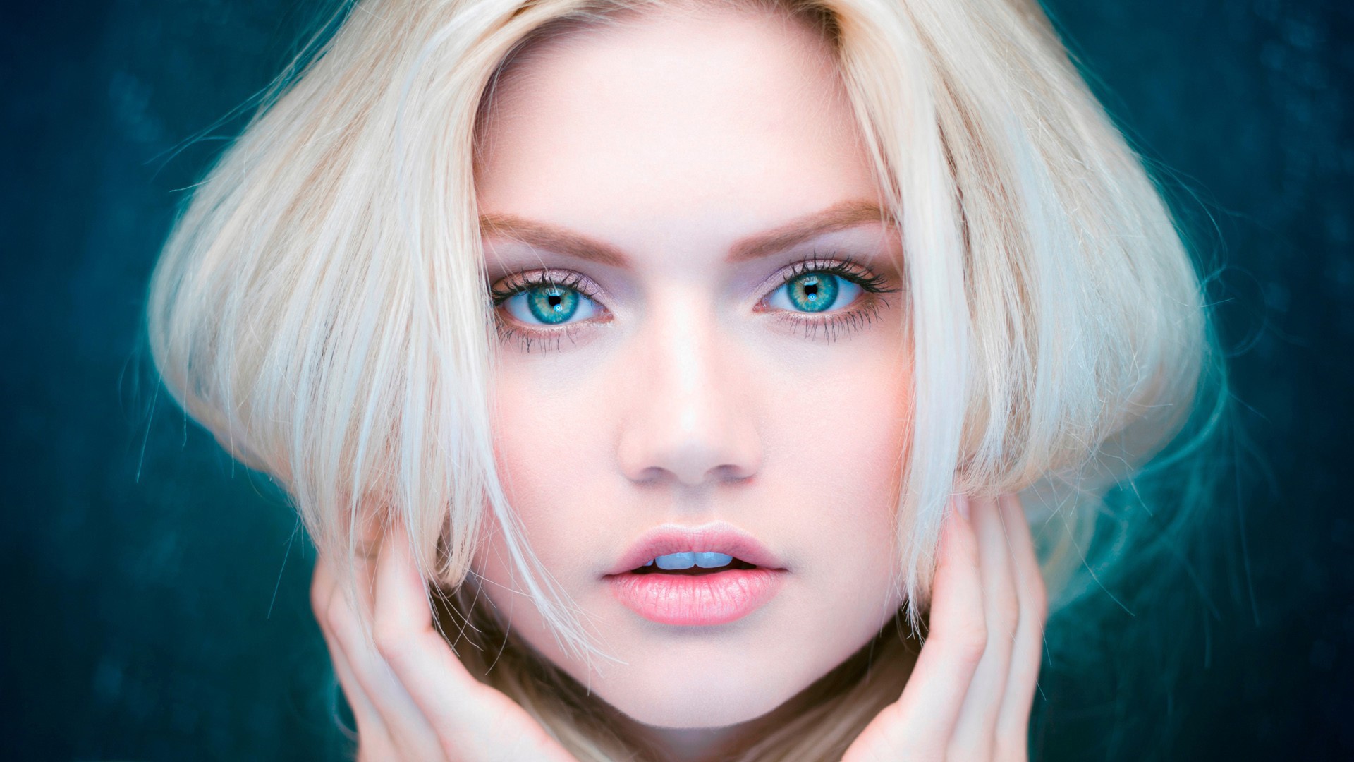 Beautiful Eyes Blonde Girl Wallpaper HD Girls 4k Image Photos