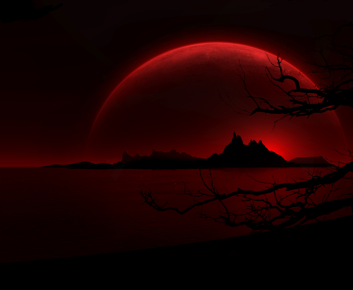 blood moon looking for new the problem is HD Wallpaper of Space
