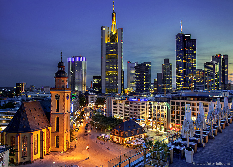 Frankfurt Skyline Foto Bild Deutschland Europe