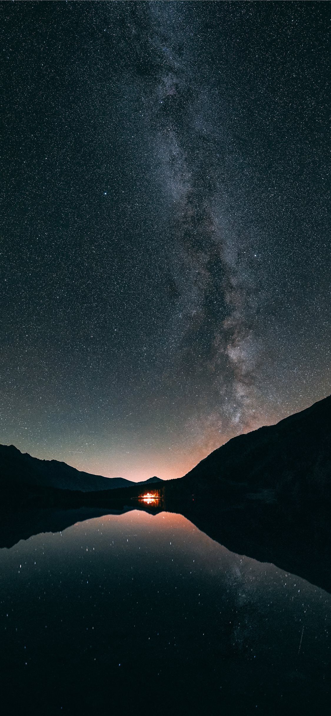 The Milky Way Antholz Lake Wallpaper Beaty Your