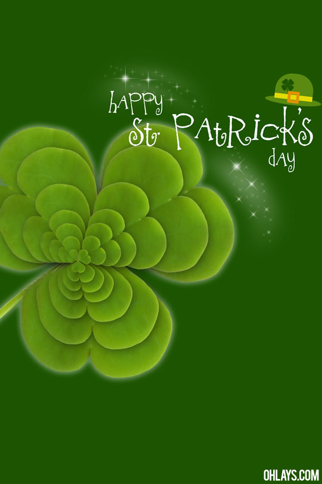 St Patricks Day iPhone Wallpaper Ohlays