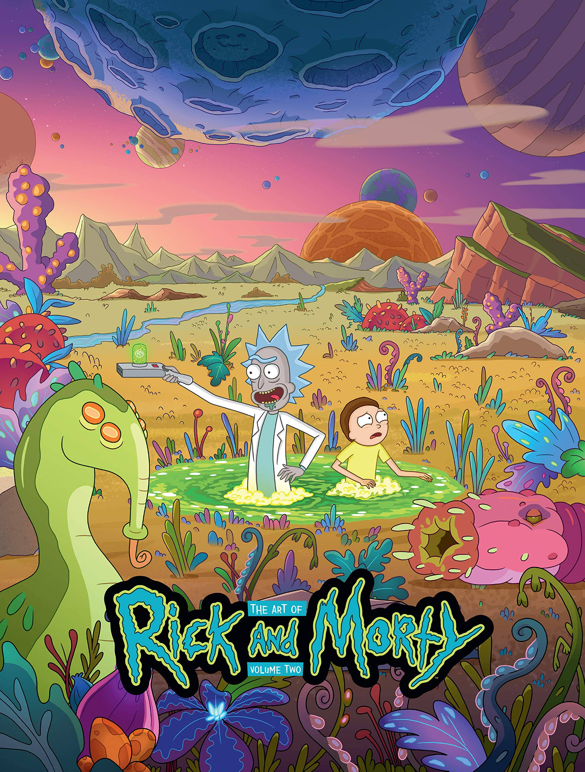 En Rick Und Morty Tablet X Wallpaper