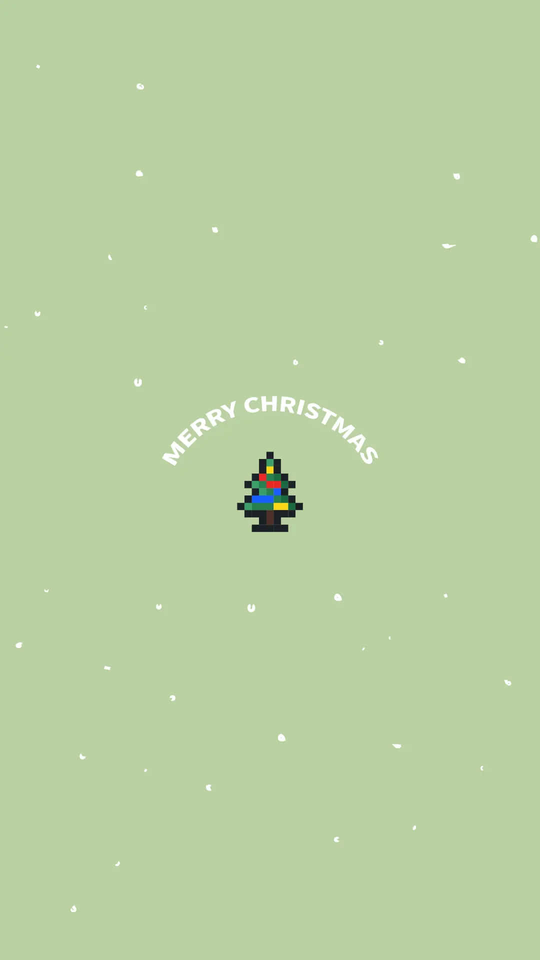 Cute Christmas Tree Wallpaper