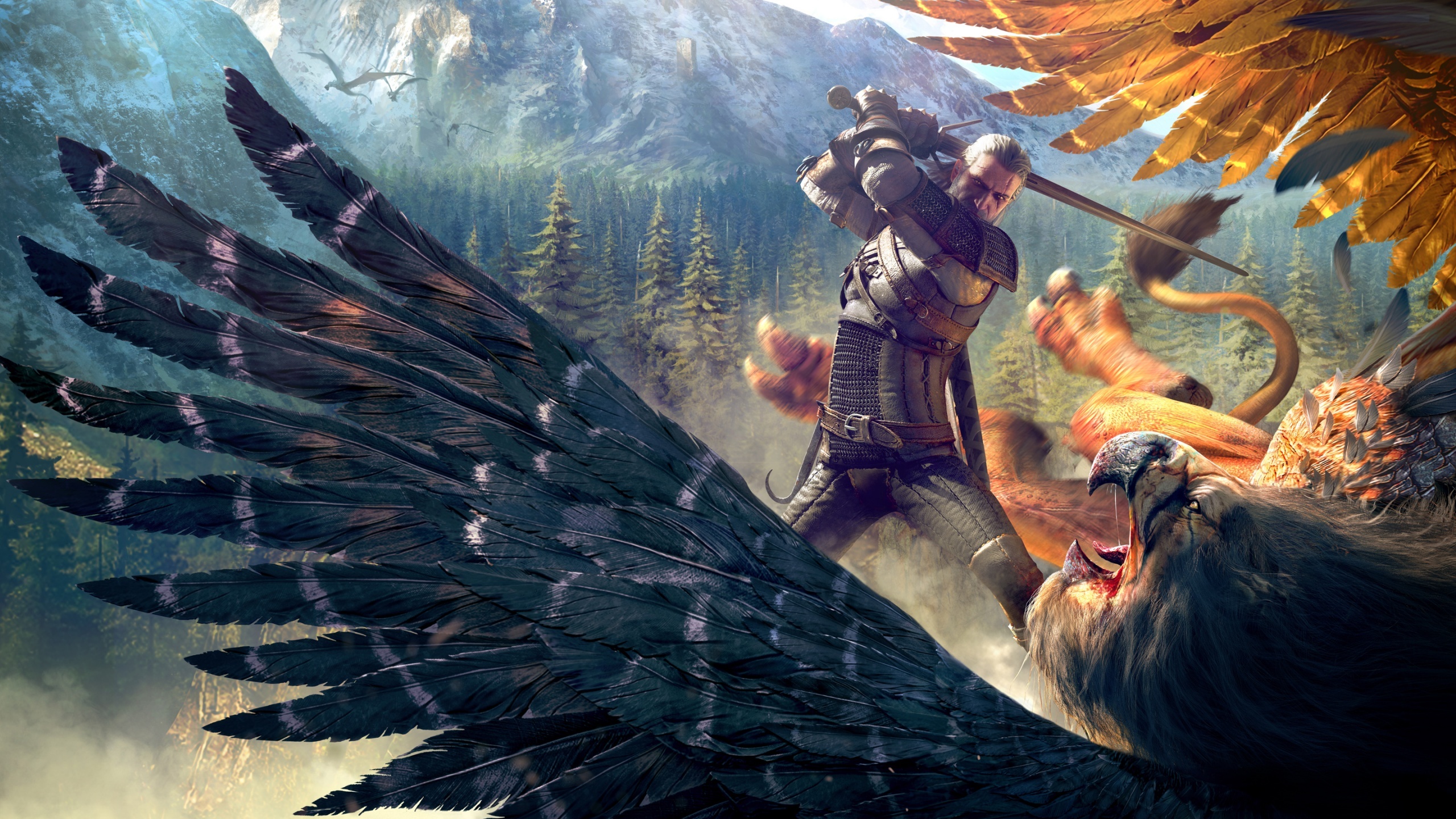 Witcher Wild Hunt Gameplay Wallpaper Desktop Background In