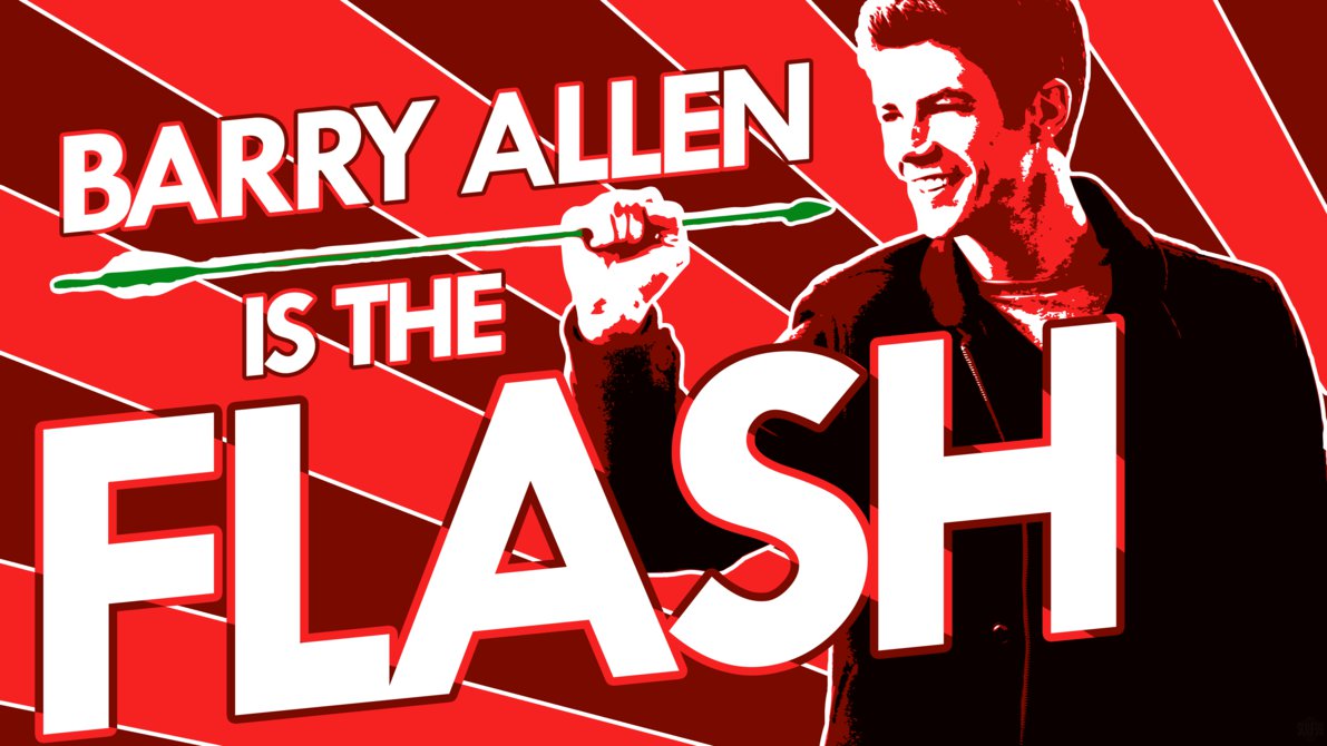 Barry Allen Is The Flash Cw Desktop Wallpaper By Skauf99