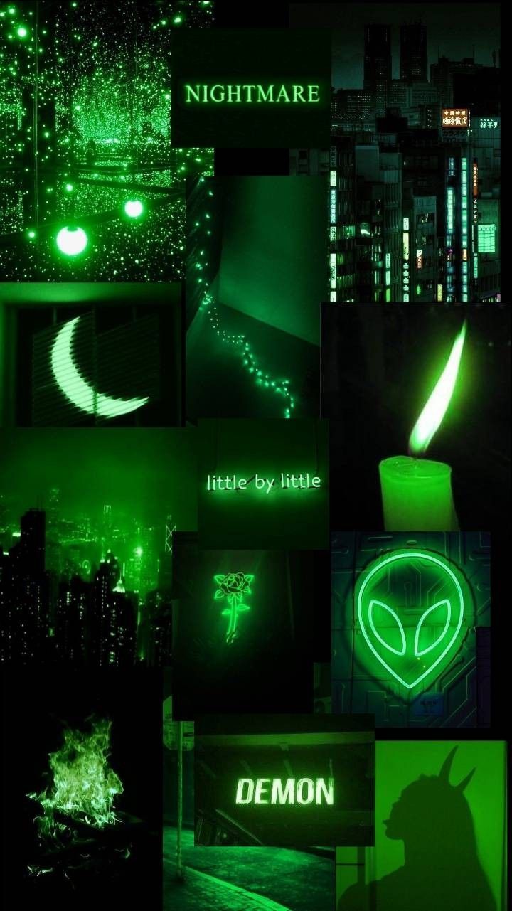 Neon Green Aesthetic Wallpaper By Chickenandgrits