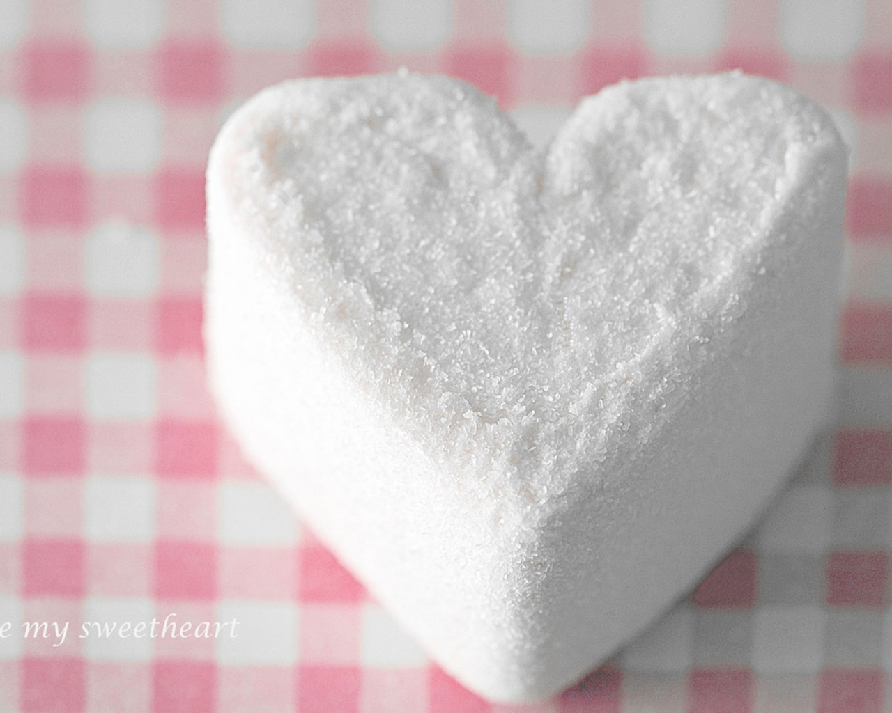 Heart Shaped Marshmallow Wallpaper Stock