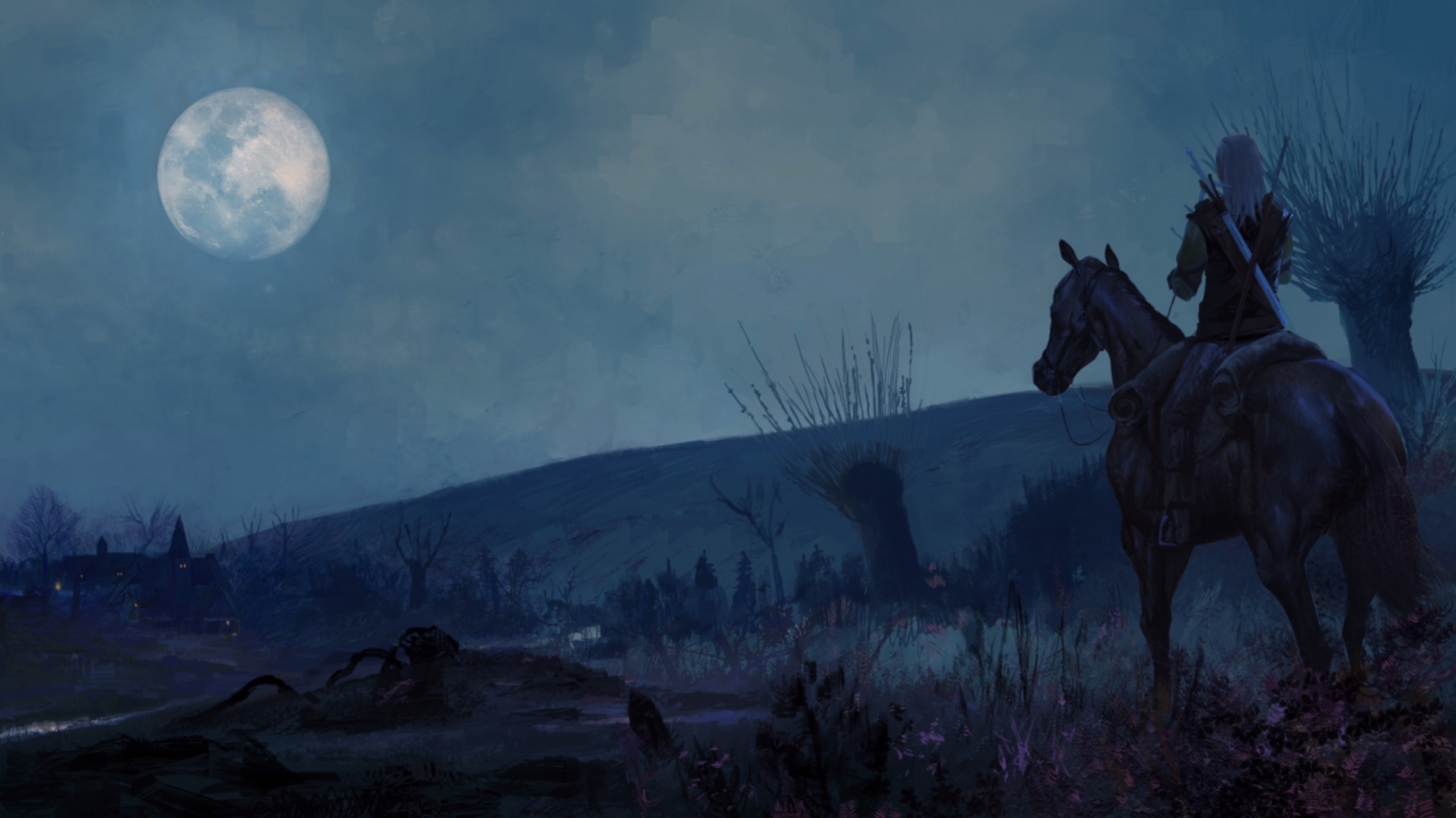 Witcher Horses Geralt Of Rivia Horseback Riding Wallpaper