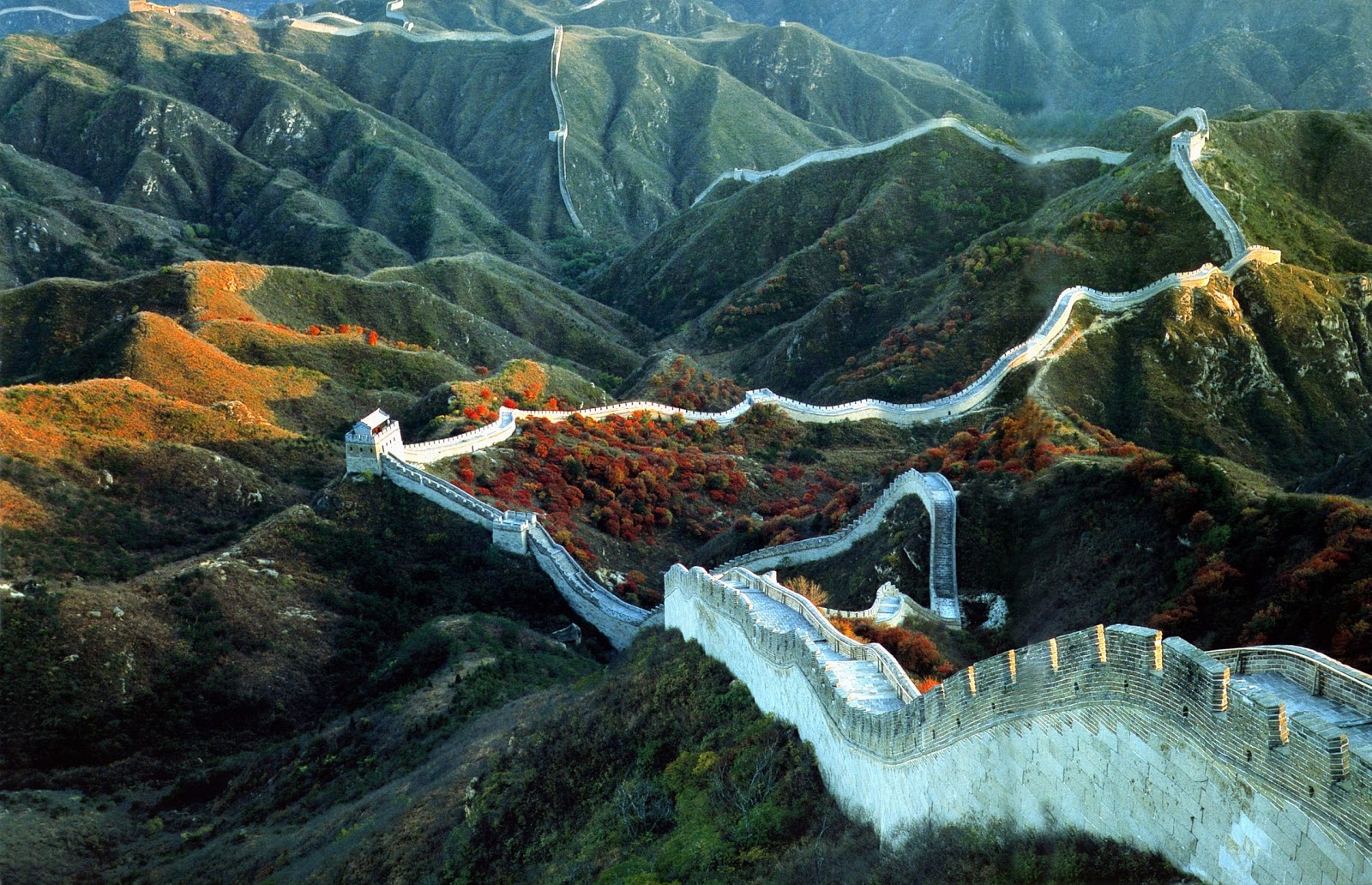 Great Wall Of China Scenery Wallpaper Travel HD