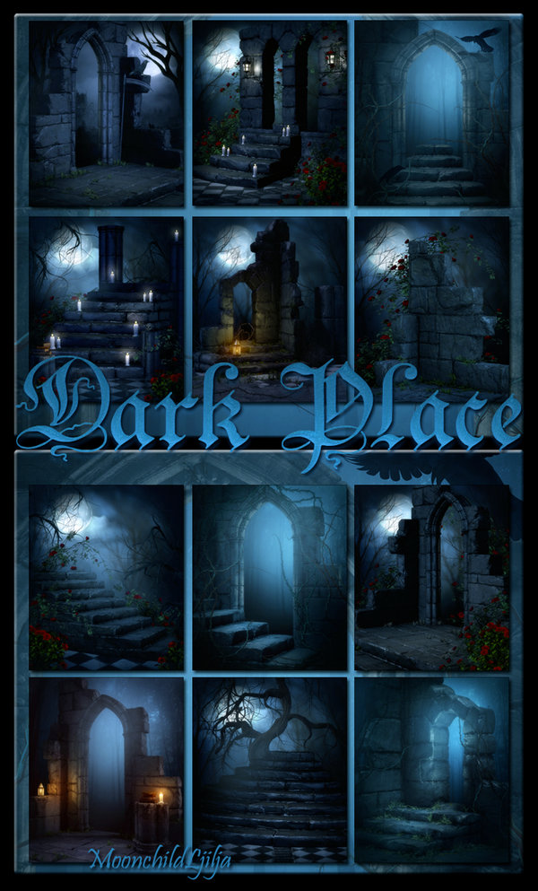 Dark Place Background By Moonchild Ljilja