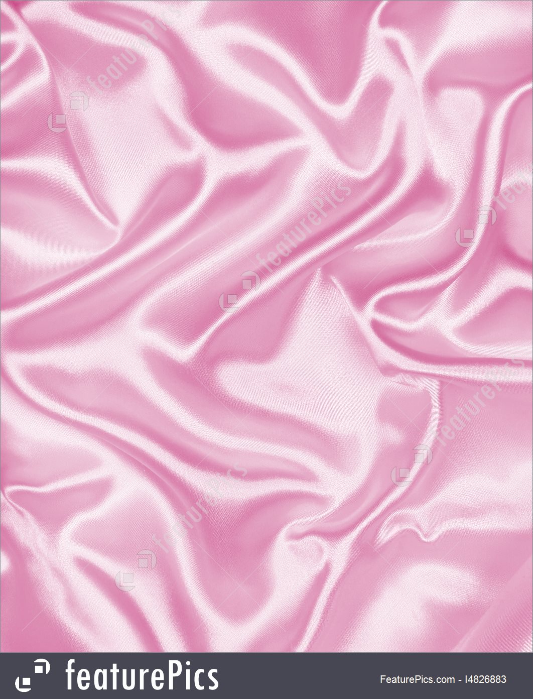 Smooth Elegant Pink Silk Or Satin Texture As Background