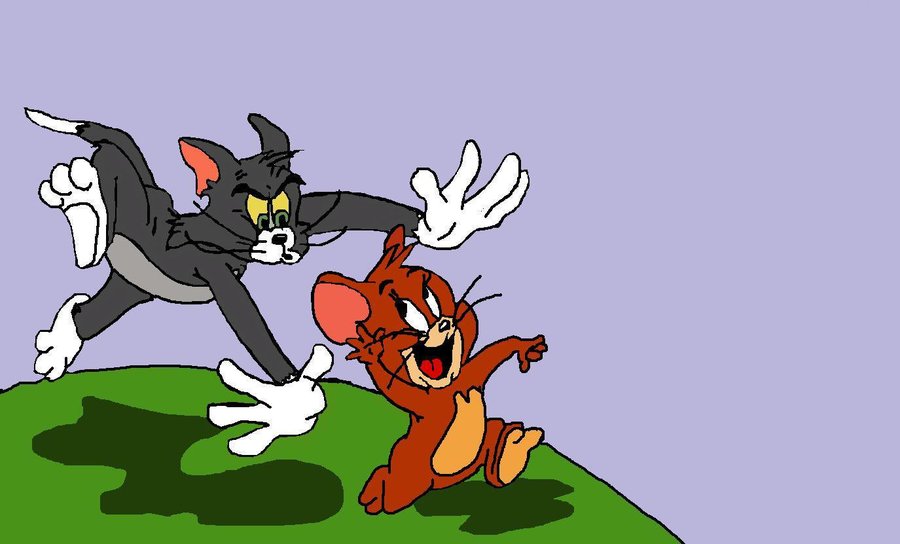 Paint Drawing Tom And Jerry By Snowtigersuzan