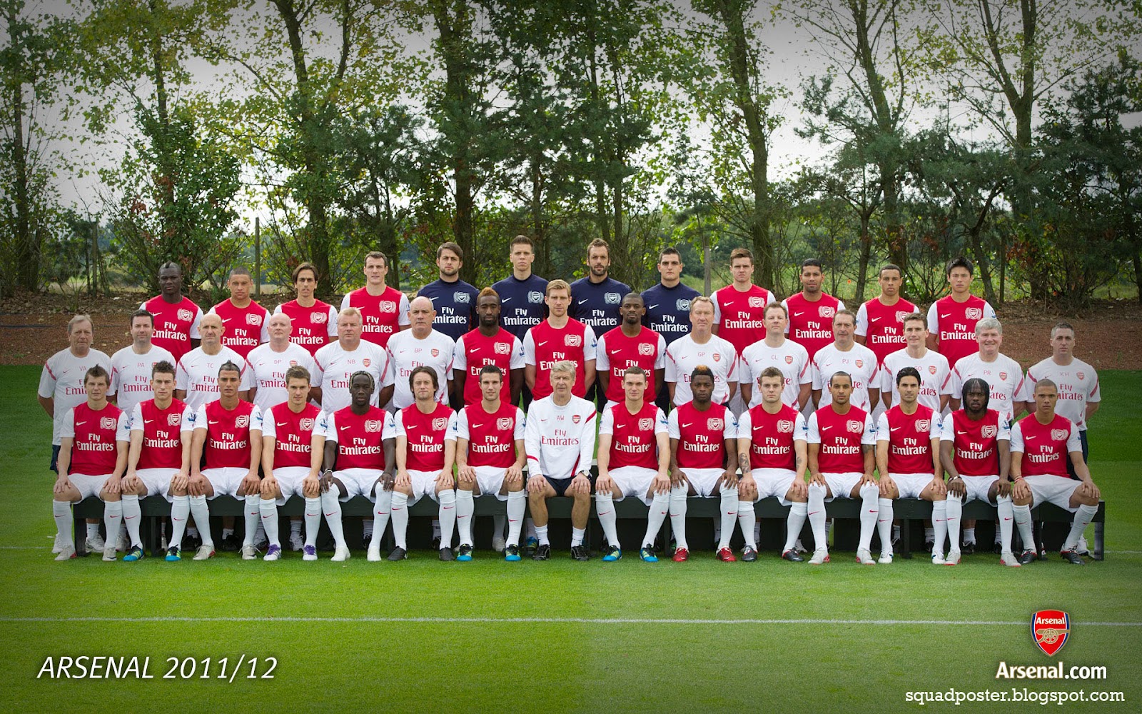 Arsenal First Team Squad Football Wallpaper
