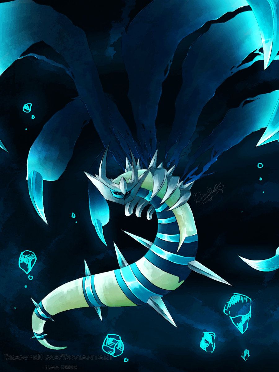 Giratina [Altered, Shiny] - Pokemon Wallpaper by ShojiZenshin on