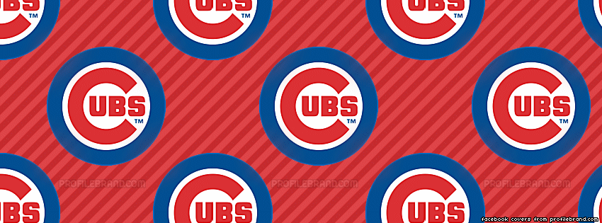 Chicago Cubs MLB Logo facebook cover Chicago Cubs MLB Logo facebook
