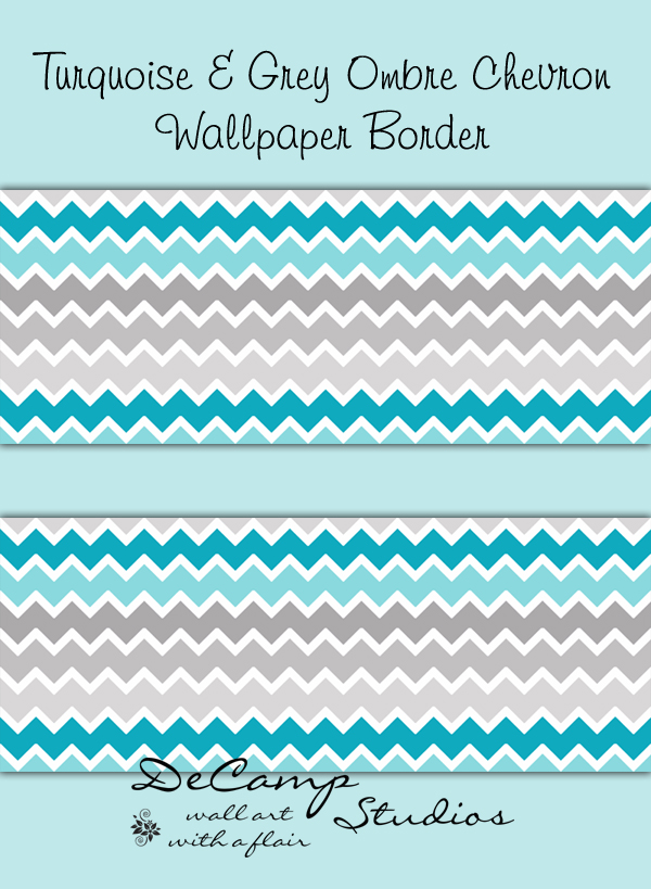 Free download gray grey ombre chevron wallpaper border wall decals girl boy [600x819] for your