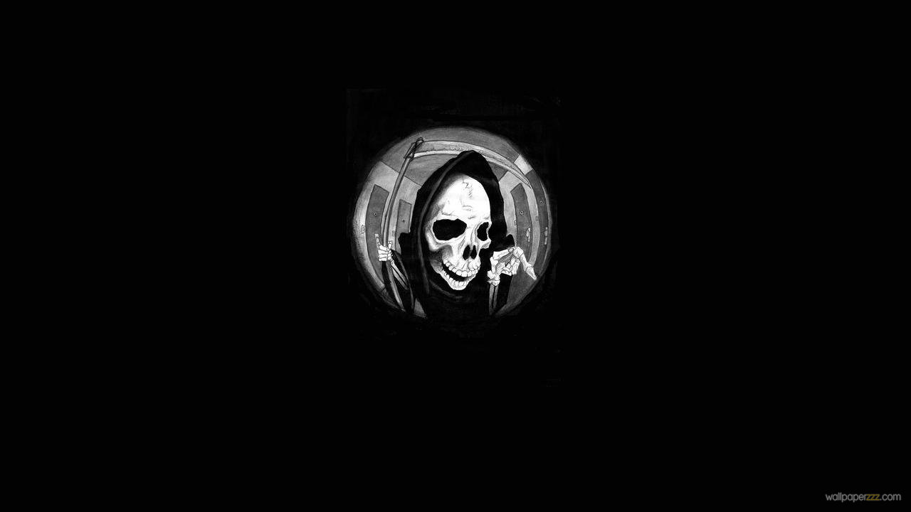 Grim Reaper In A Spyhole HD Wallpaper