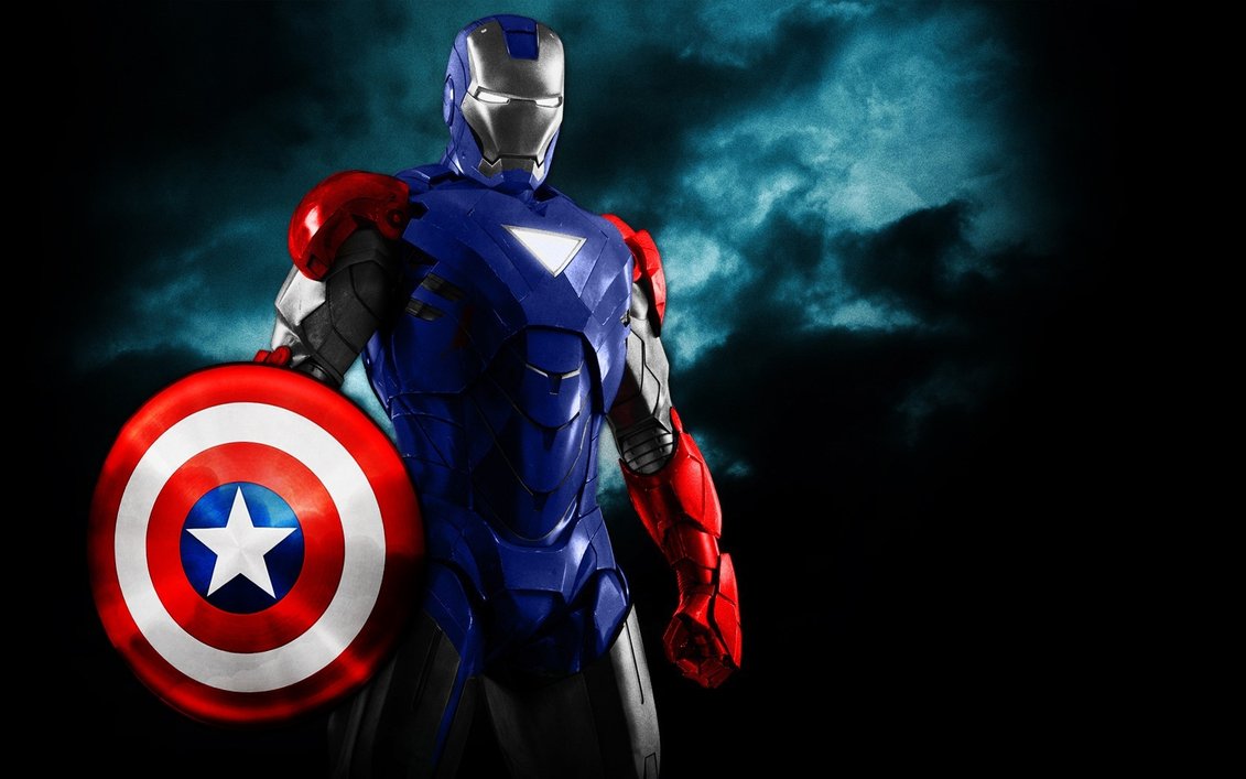 Iron Man Captain America Armor by 666Darks on