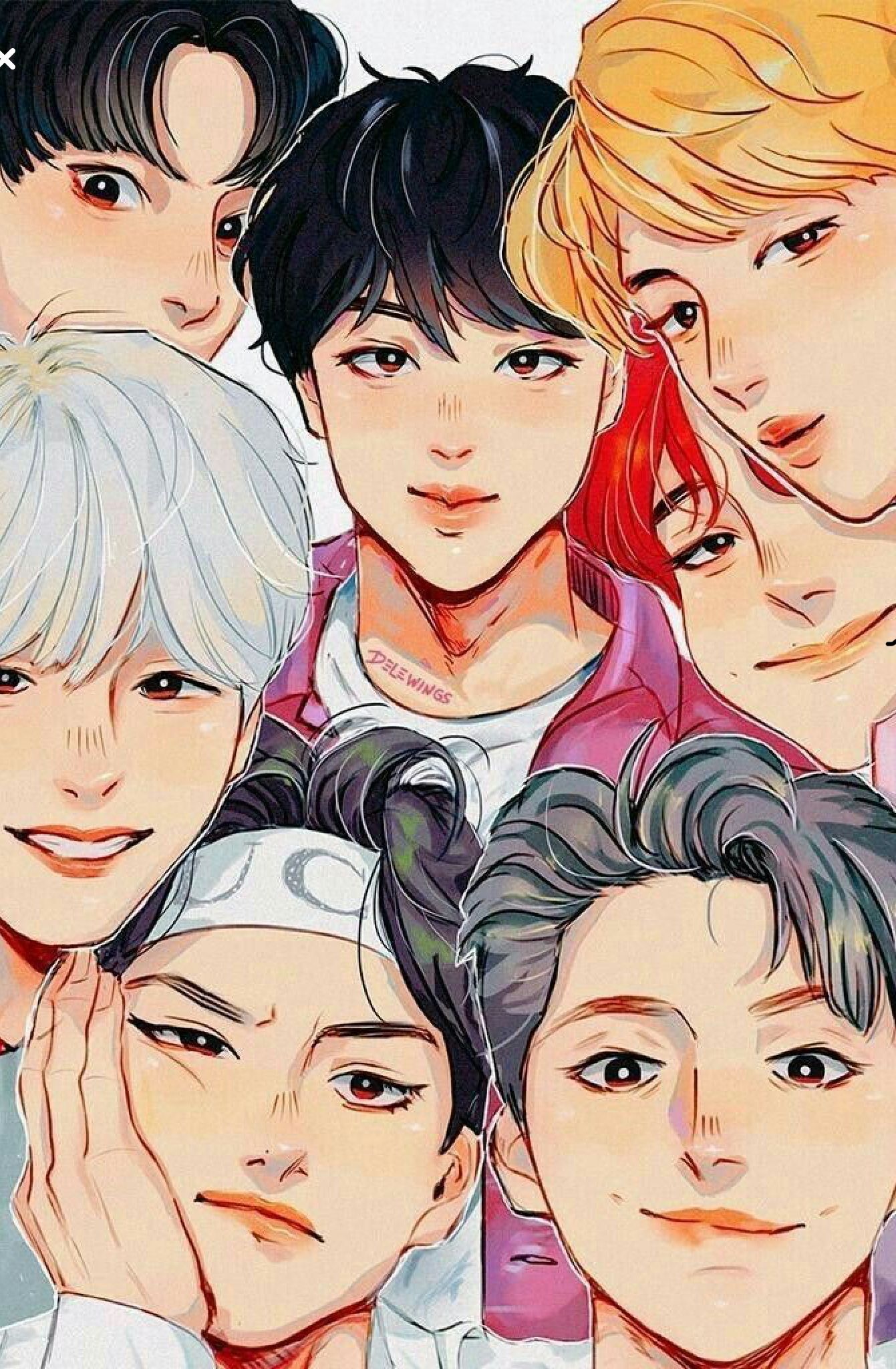 Top About Bts Anime Wallpaper
