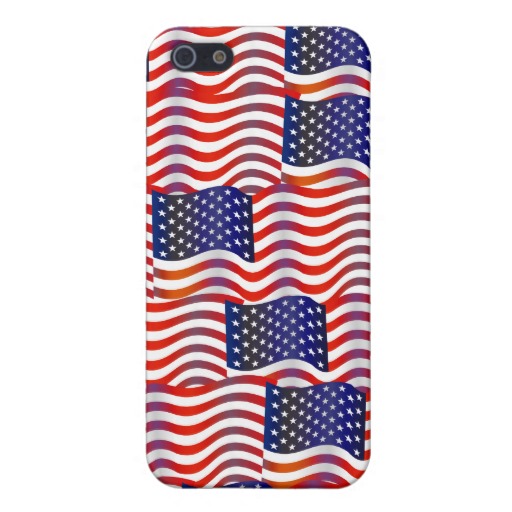 Usa Wavy Flag Wallpaper iPhone Covers