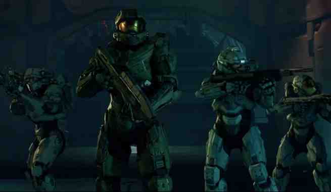 Cinematic For The Halo Guardians Second Mission Blue Team