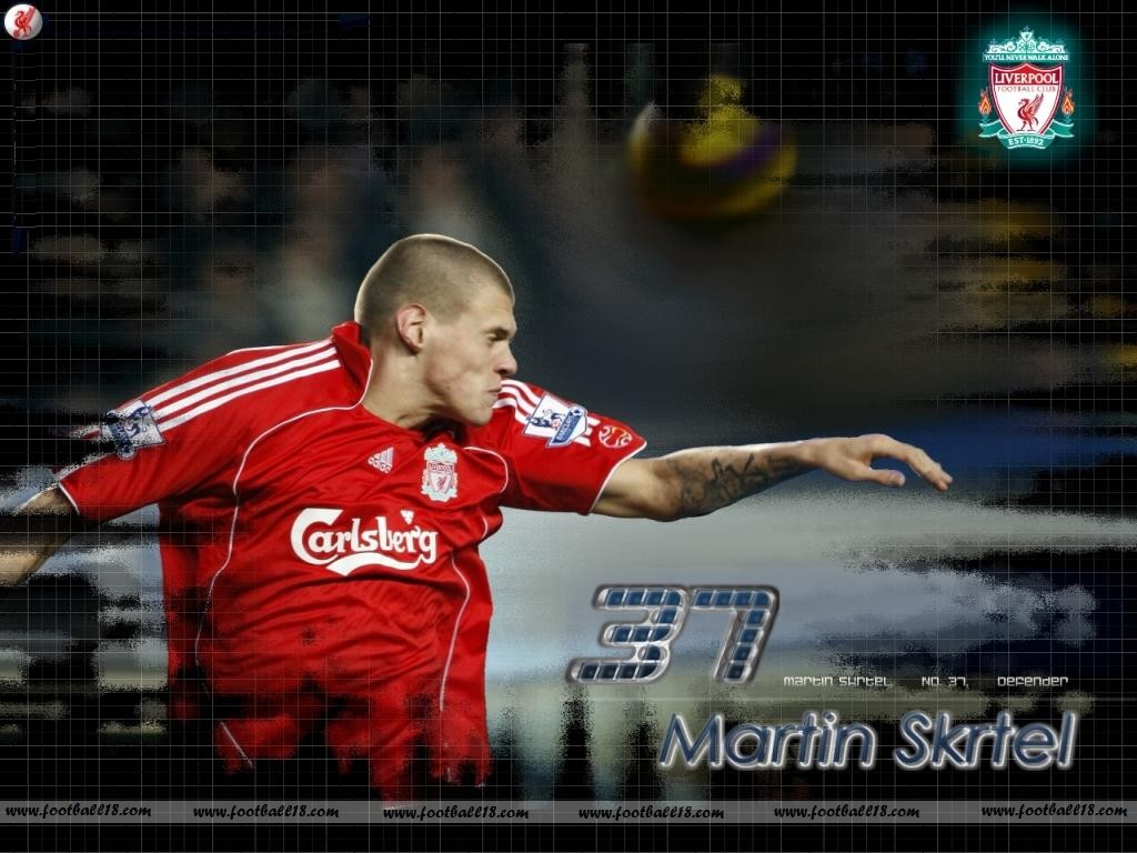 Football Stars Wallpaper Martin Skrtel