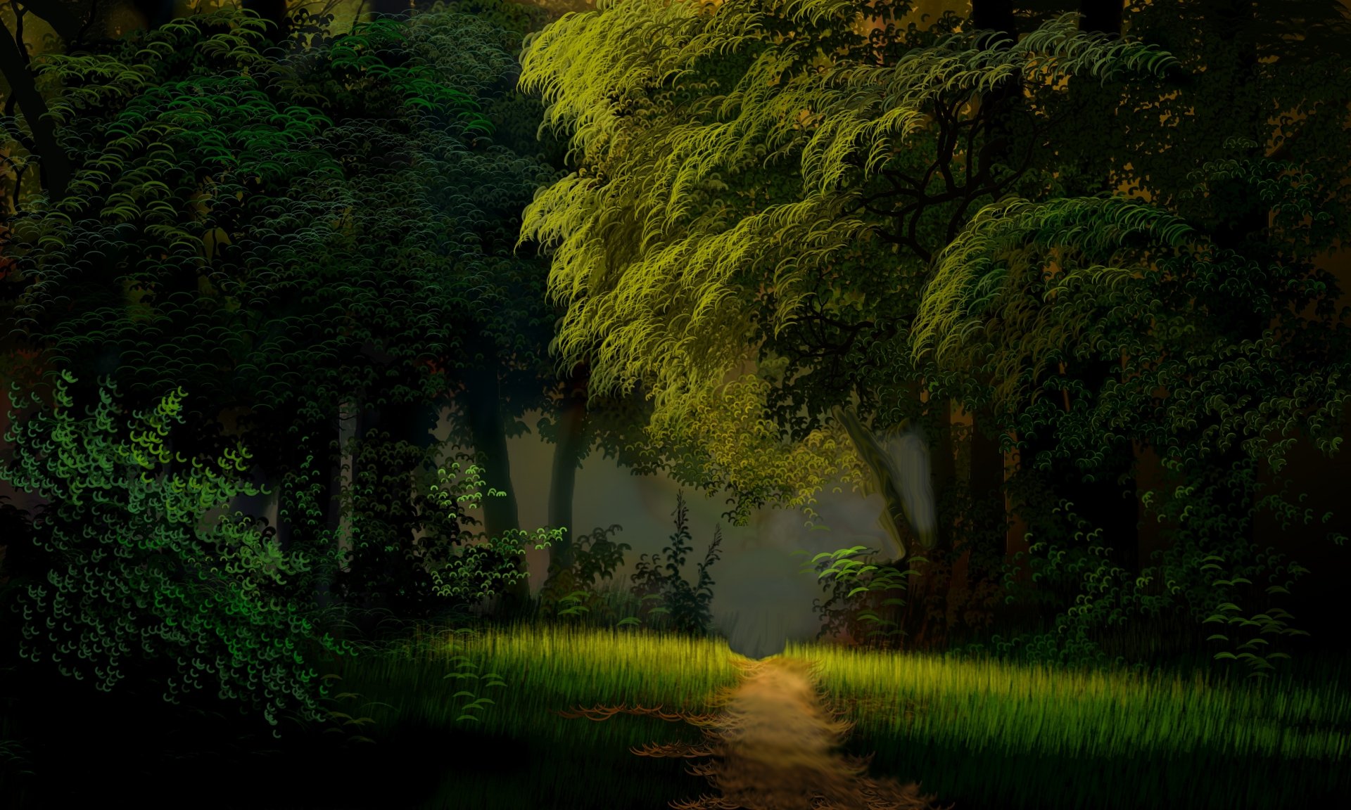 Forest Green 4k HD Wallpaper