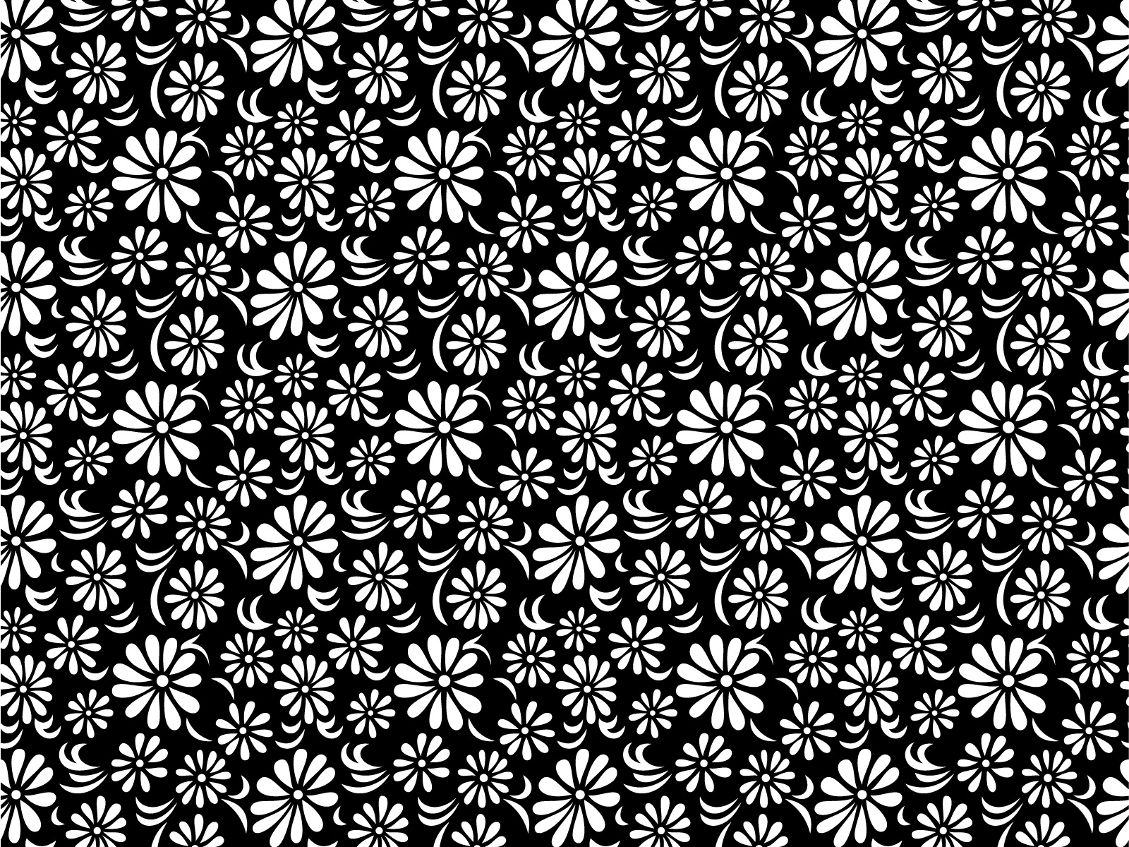 Black White Floral Wallpaper In Psd Vector Eps
