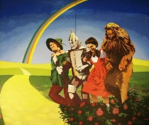 Art Mural Rainbow Wizard Of Oz Image On Favim
