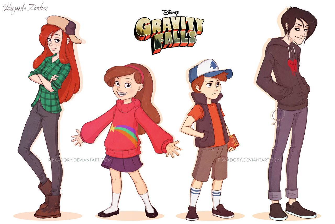 Gravity Falls By Ribkadory Fan Art Digital Drawings Movies Tv It S