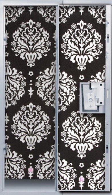 Black And White Damask Locker Wallpaper From Amazon