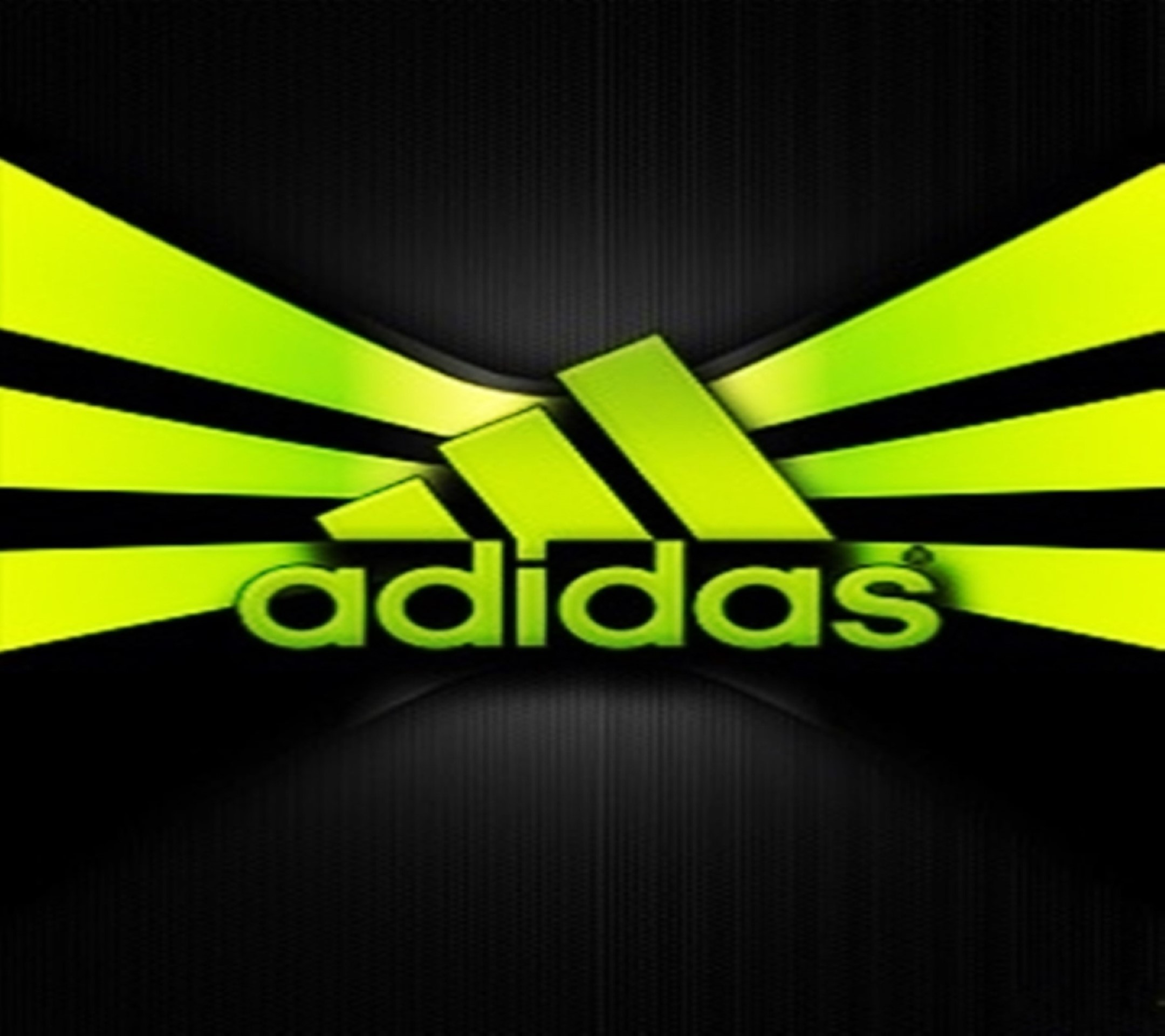 Adidas Neon Logo Pap Is De Parede Para Celular