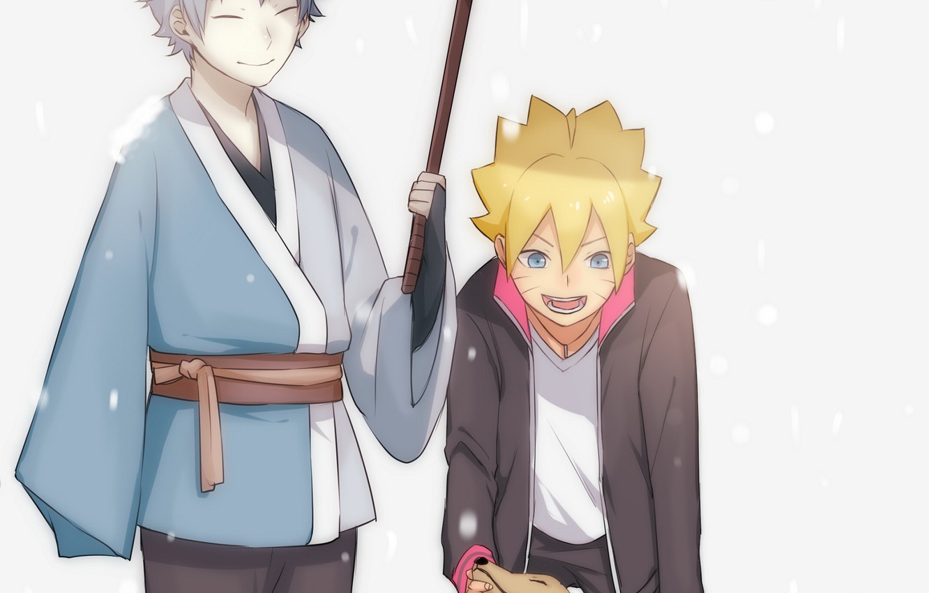 Wallpaper Dog Umbrella Naruto Boruto Mitsuki Image