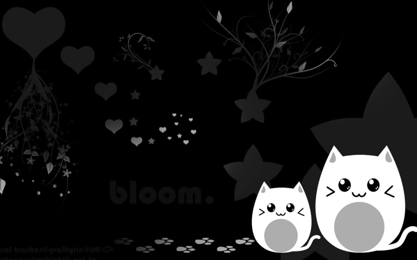 Cute Black And White Wallpaper Pictures