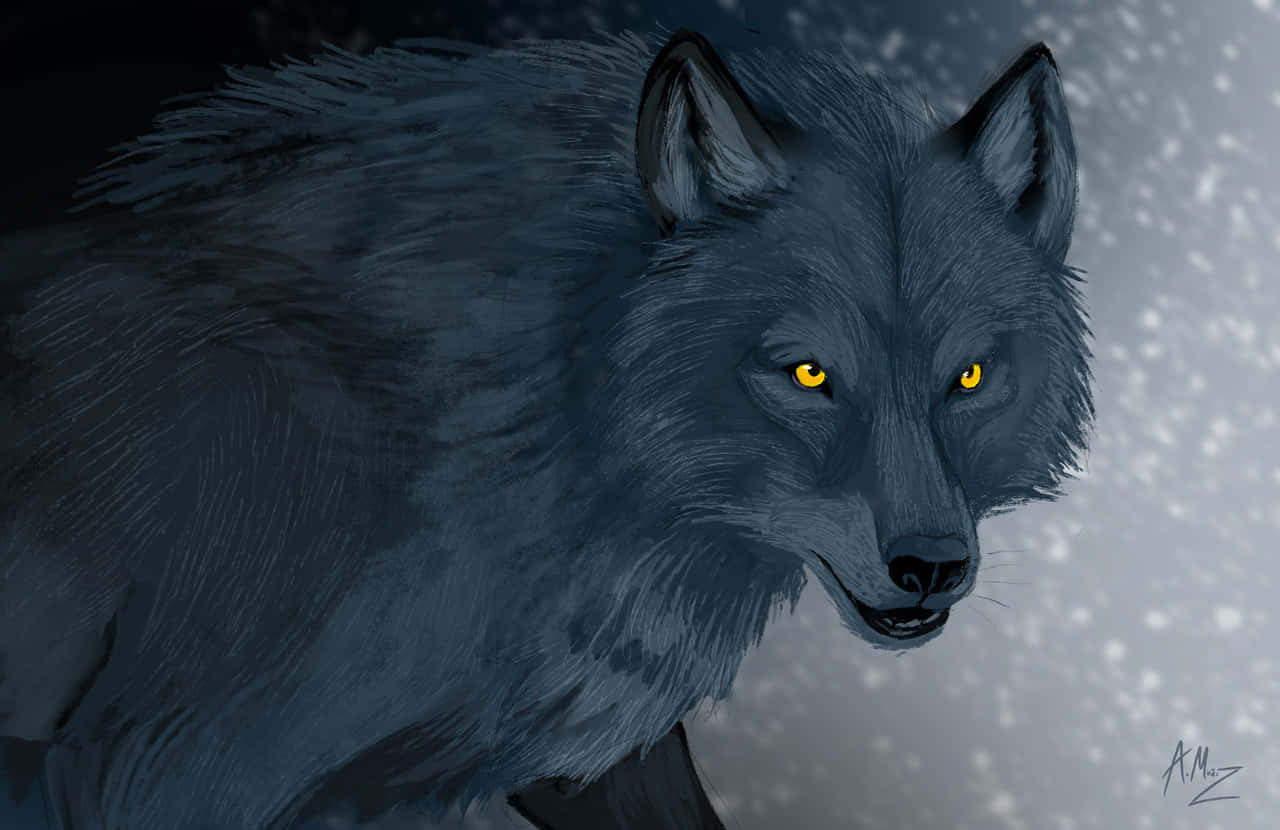 Wolf Aesthetic Wallpaper