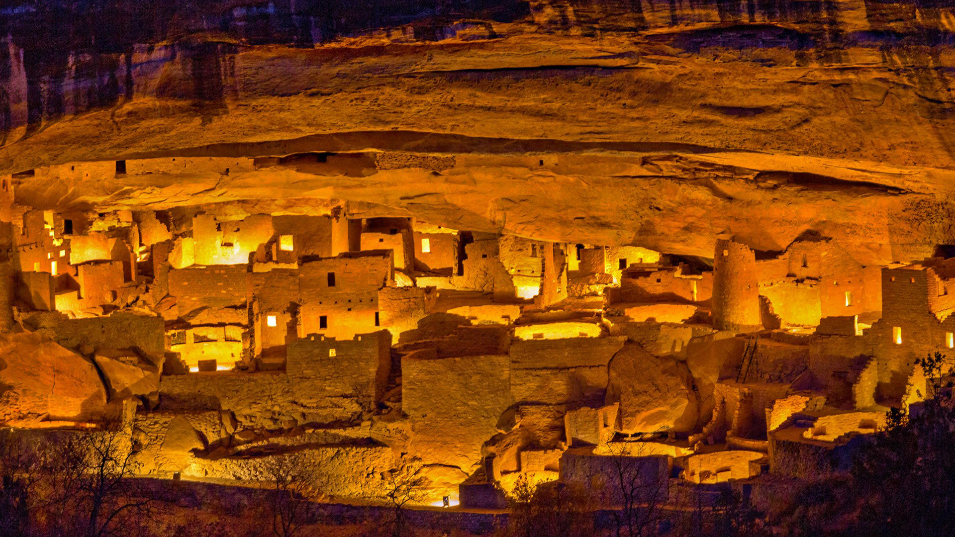 Cliff Palace In Mesa Verde National Park Wallpaper