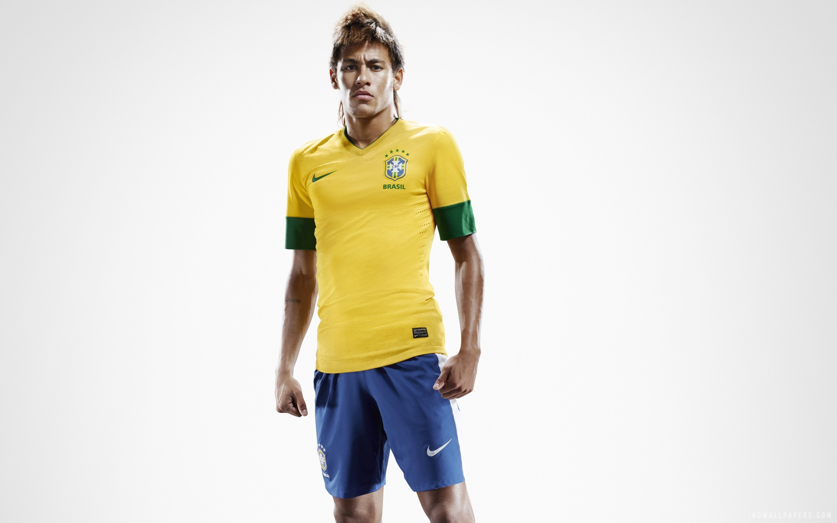Neymar Background Brazil Flag