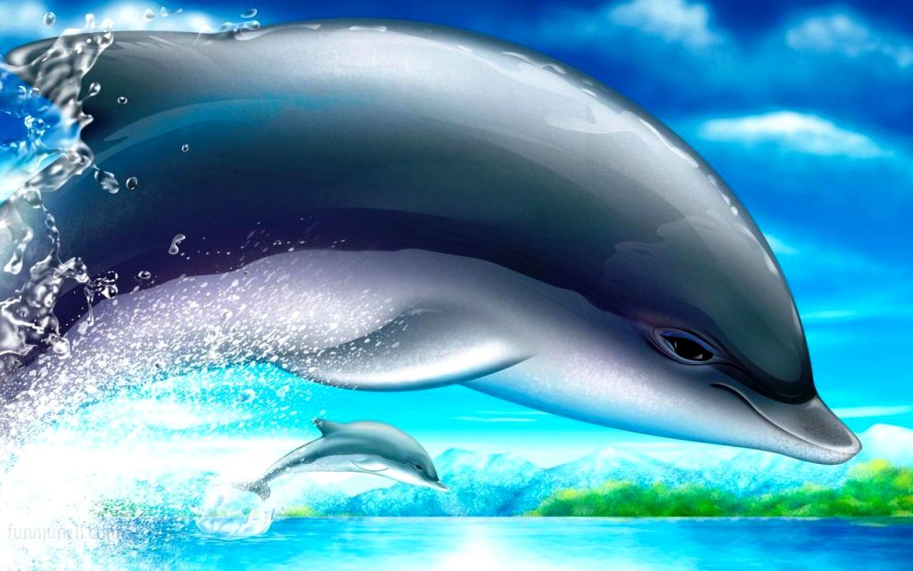 Dolphins Wallpaper 3d