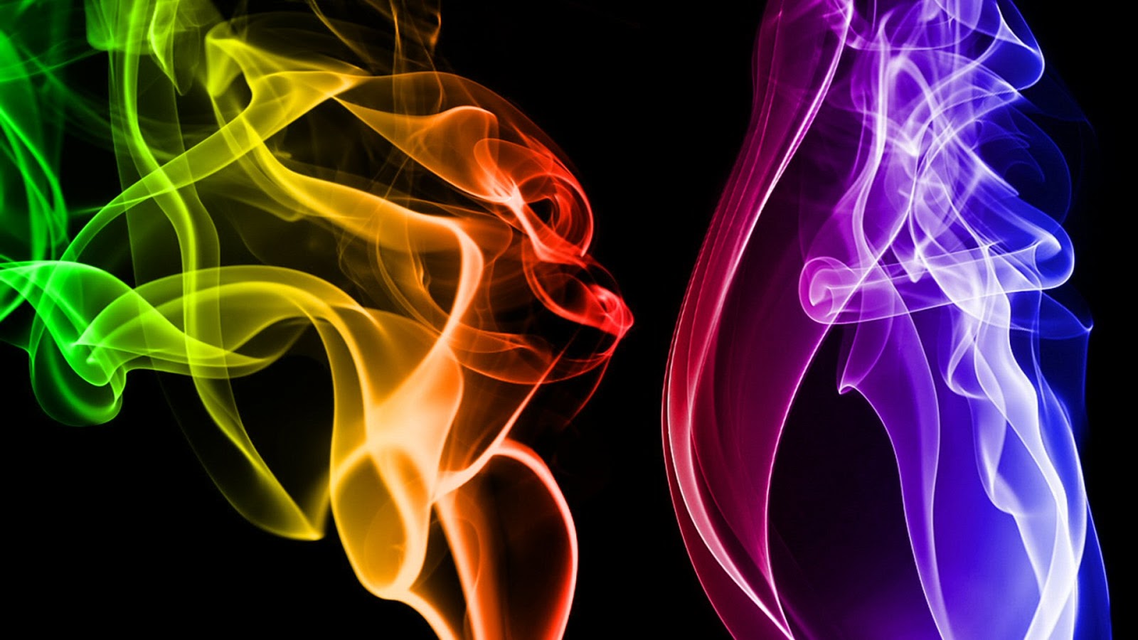 Colorful Smoke HD Wallpaper