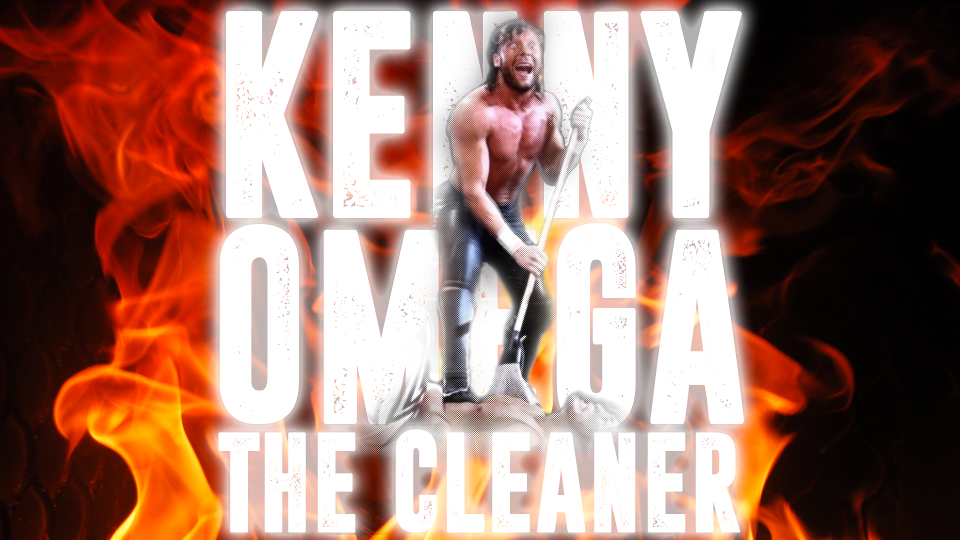 I Made A Kenny Omega Desktop Background For Myself