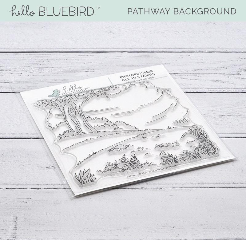 Pathway Background Stamp Hello Bluebird Llc