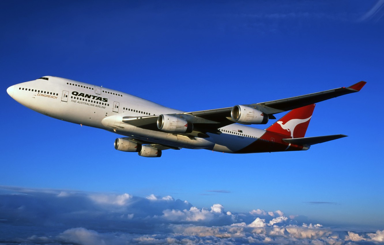 Wallpaper Liner Boeing The Qantas Australian