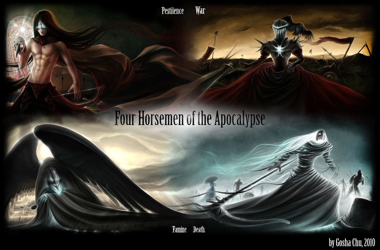 Four Horsemen of the Apocalypse by Procrust 1280x841