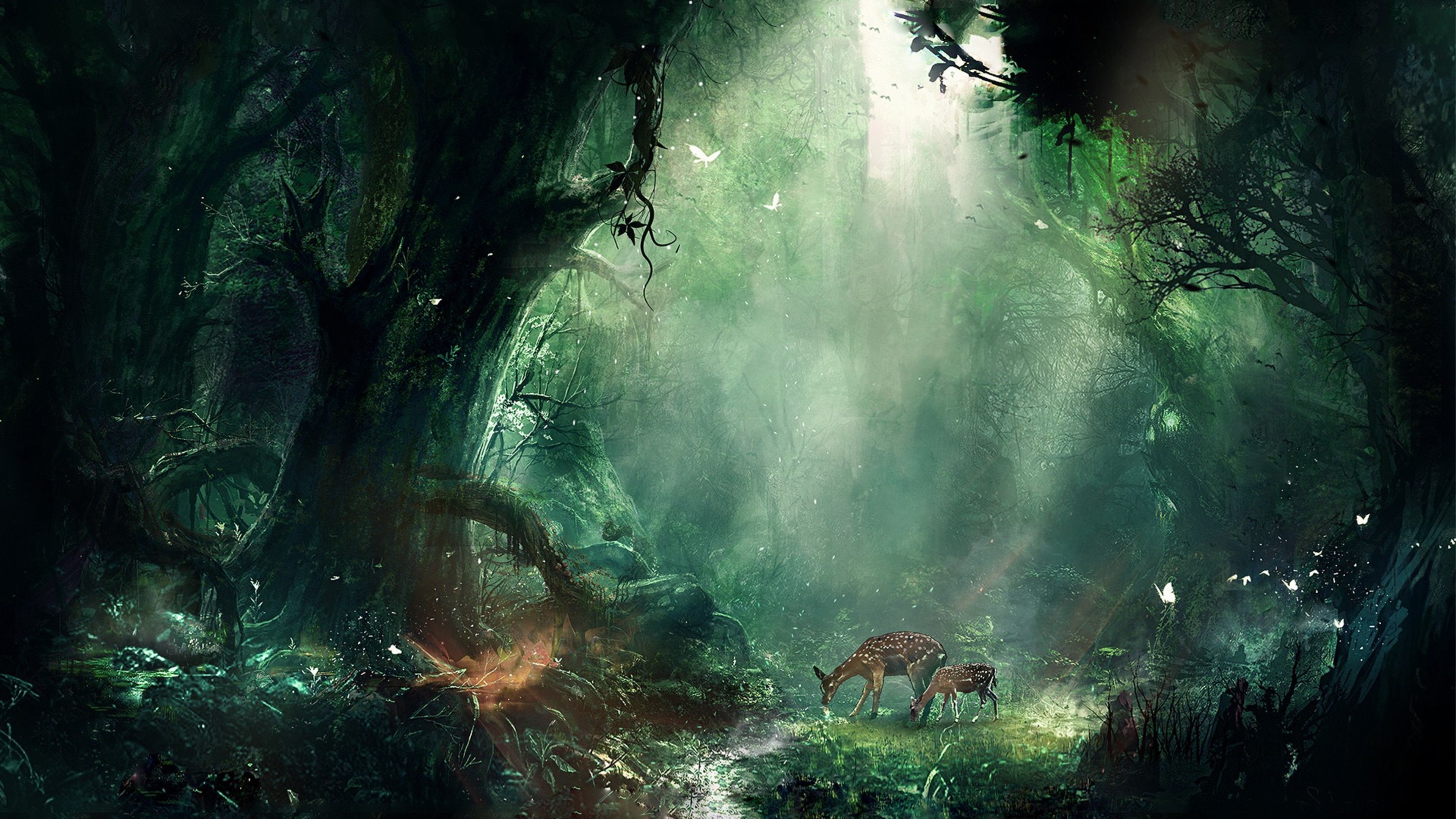 Bambi Jungle Wallpaper HD Creative 4k Image Photos And Picture