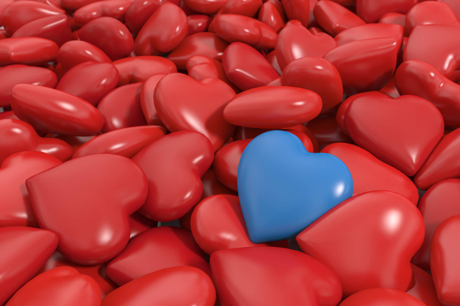 Blue Heart Wallpaper