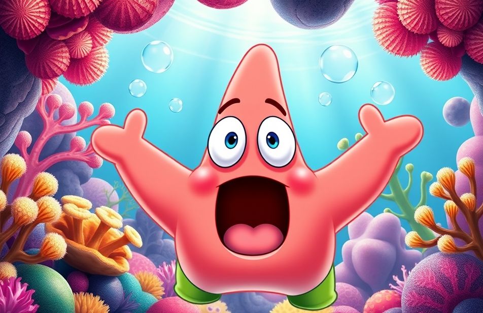 Surprised Patrick Wallpaper