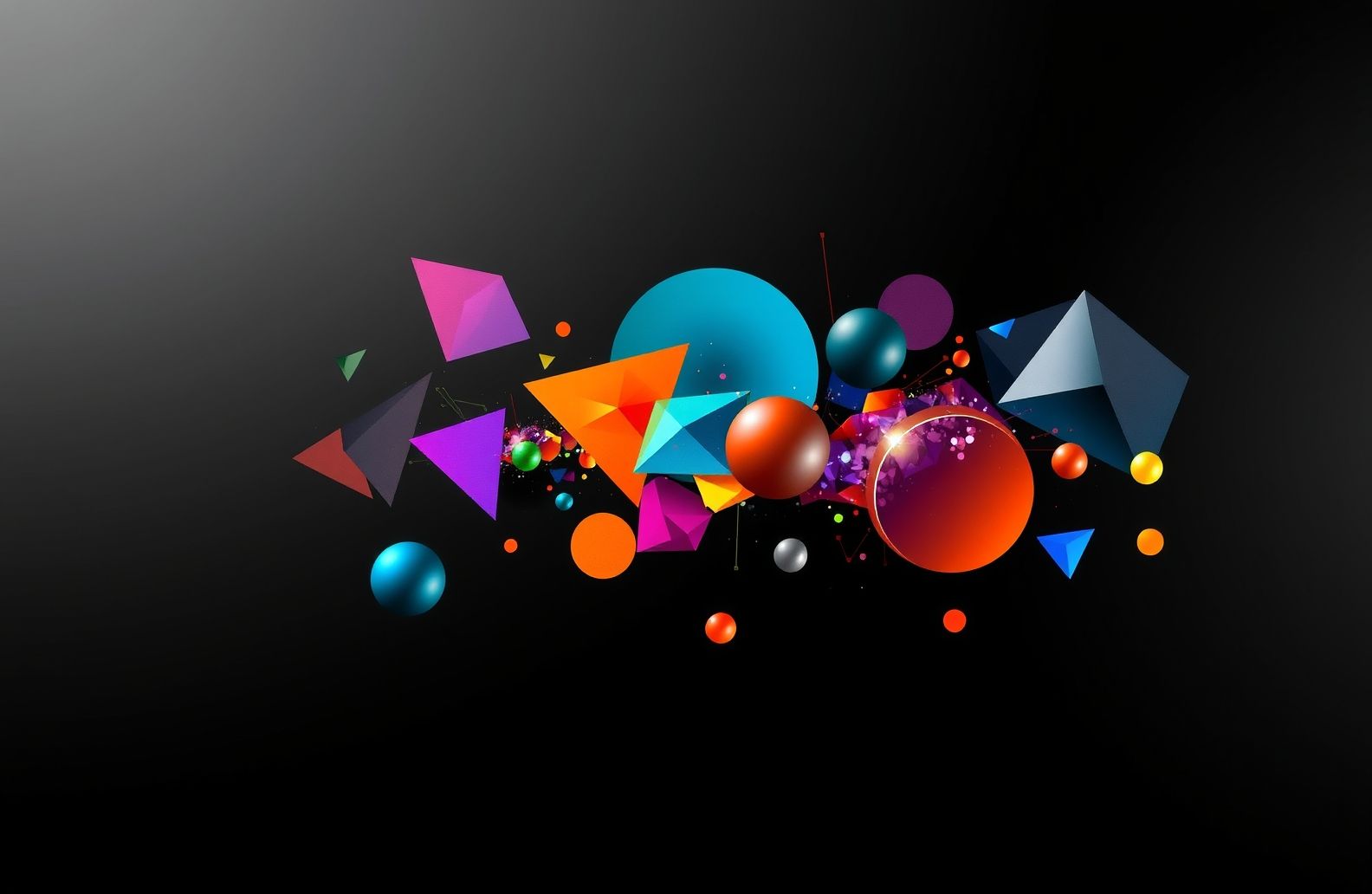 Cool Black Background Wallpaper