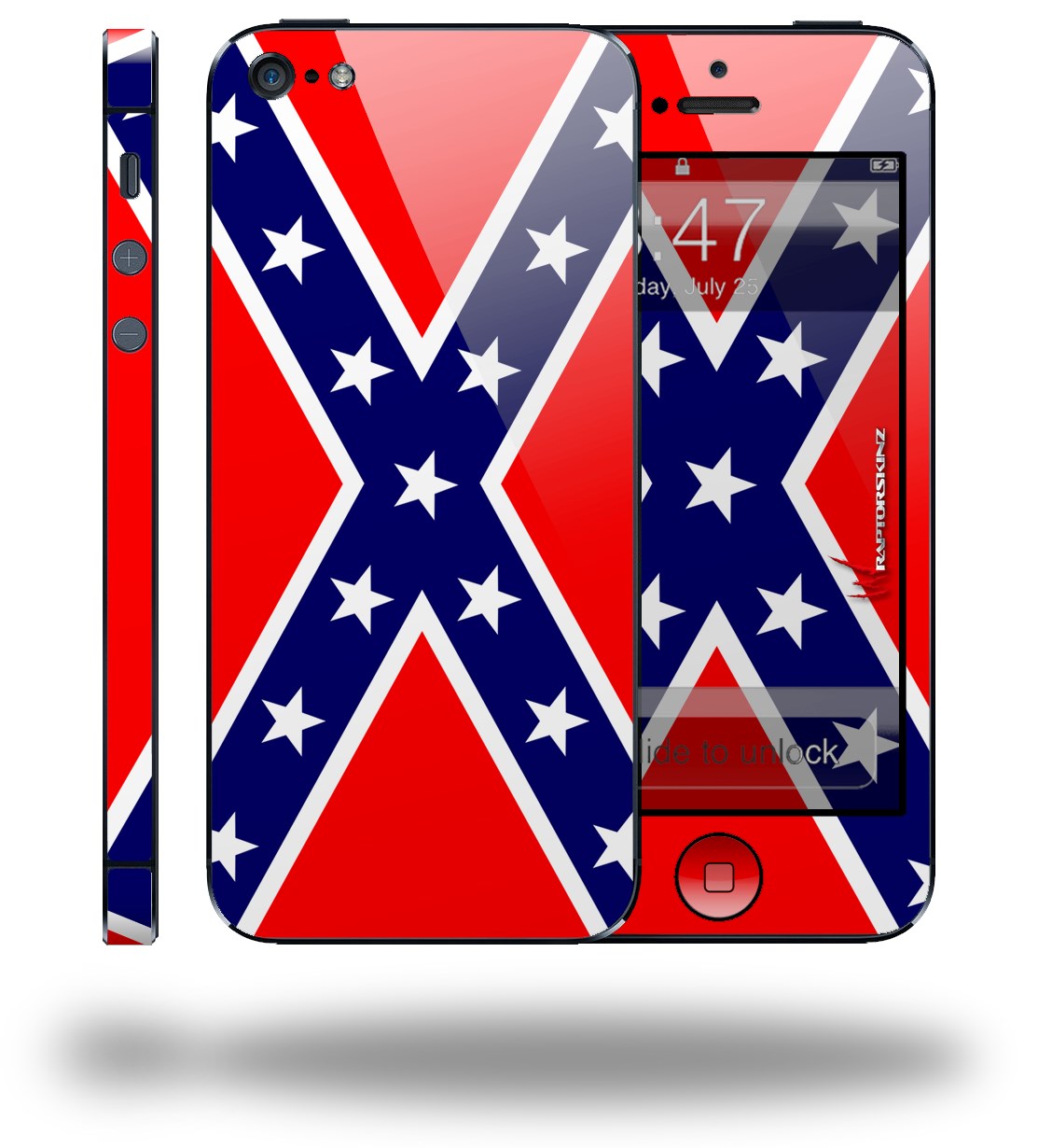 Rebel Flag 02   Decal Style Vinyl Skin fits Apple Original iPhone
