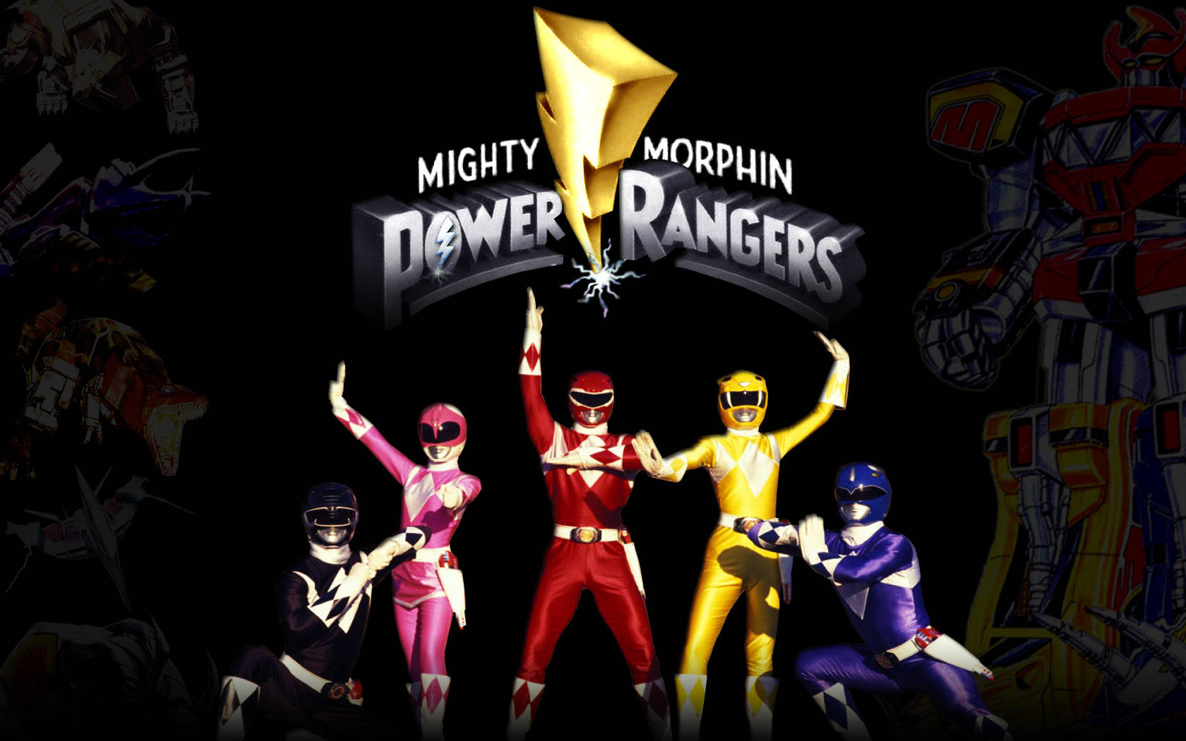 Power Rangers Live Wallpaper Mighty Morphin 1080p